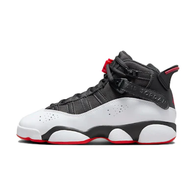 (Youth) Jordan 6 Rings 'Black Varsity Red'