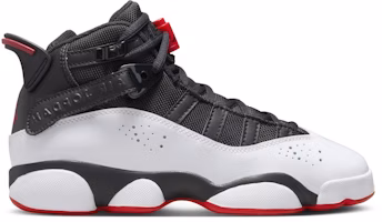 (Youth) Air Jordan 6 Rings 'Black Varsity Red' 323419-067 (Youth) Air Jordan 6 Rings 'Black Varsity Red' 323419-067