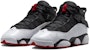 (JR) Air Jordan 6 Rings 'Hitam Merah Varsiti' 323419-067