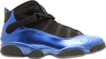 (Youth) Air Jordan 6 Rings 'Black Varsity Royal' 323432-003 (Youth) Air Jordan 6 Rings 'Black Varsity Royal' 323432-003
