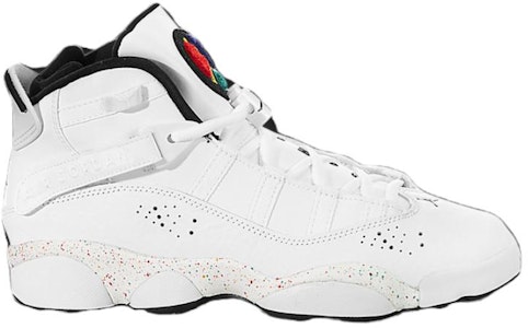 Jordan Air Jordan 6 Rings Confetti 高筒 復古籃球鞋 GS 潑墨白 Lookbook Jordan Air Jordan 6 Rings Confetti 高筒 復古籃球鞋 GS 潑墨白