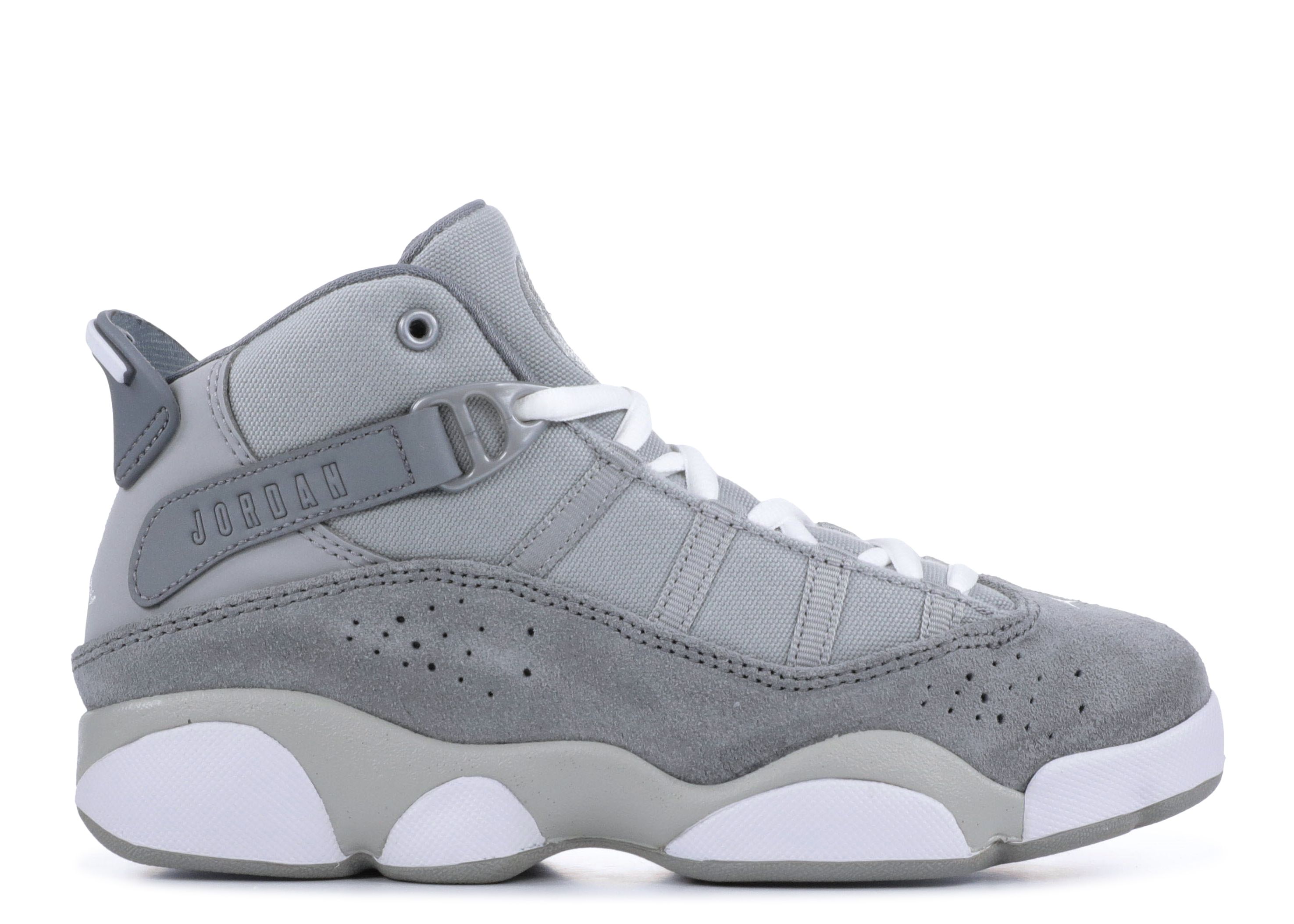 (Youth) Air Jordan 6 Rings 'Matte Silver' 323432-014