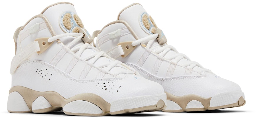 (Youth) Air Jordan 6 Rings 'White Sand' 323399-107 Cheap (Youth) Air Jordan 6 Rings 'White Sand' 323399-107