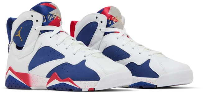 喬丹 Air Jordan 7 Retro Tinker Alternate 新奧運 耐磨 高筒 復古籃球鞋 GS 白藍 Cheap 喬丹 Air Jordan 7 Retro Tinker Alternate 新奧運 耐磨 高筒 復古籃球鞋 GS 白藍