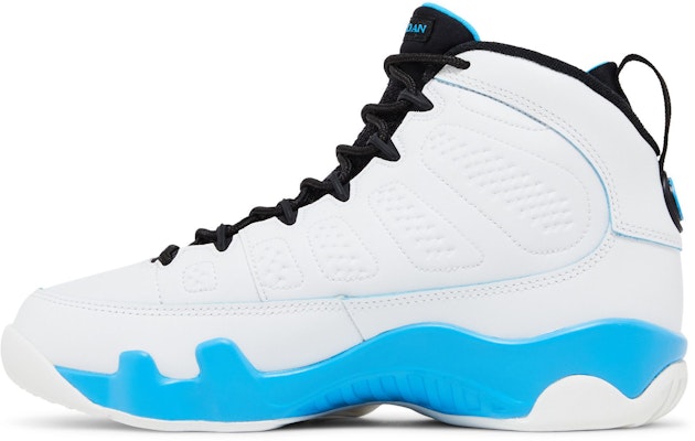 (JR) Air Jordan 9 Retro 'Powder Blue' Biru Muda FV0143-101 Lookbook (JR) Air Jordan 9 Retro 'Powder Blue' Biru Muda FV0143-101