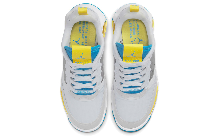 Shop (JR) Air Jordan Air Max 200 'Kelabu Biru Kuning' CD5161-004