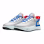 Shop (JR) Air Jordan DAY1 EO Plateado Metálico Rojo Carmesí Azul Glaciar Azul Real FQ1306-003