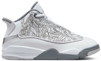 (Youth) Air Jordan Dub Zero 'White Cool Grey' DV1359-107 (Youth) Air Jordan Dub Zero 'White Cool Grey' DV1359-107