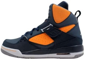(Youth) Air Jordan Flight 45 High 'Metallic Armory Navy' 524865-903 (Youth) Air Jordan Flight 45 High 'Metallic Armory Navy' 524865-903