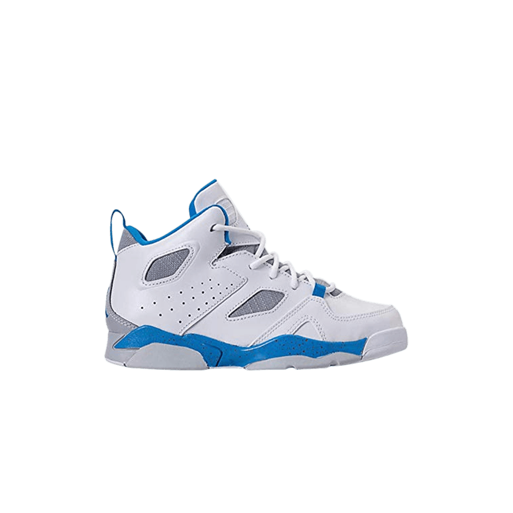 (Youth) Air Jordan Flight Club 91 'White Photo Blue' 555470-104