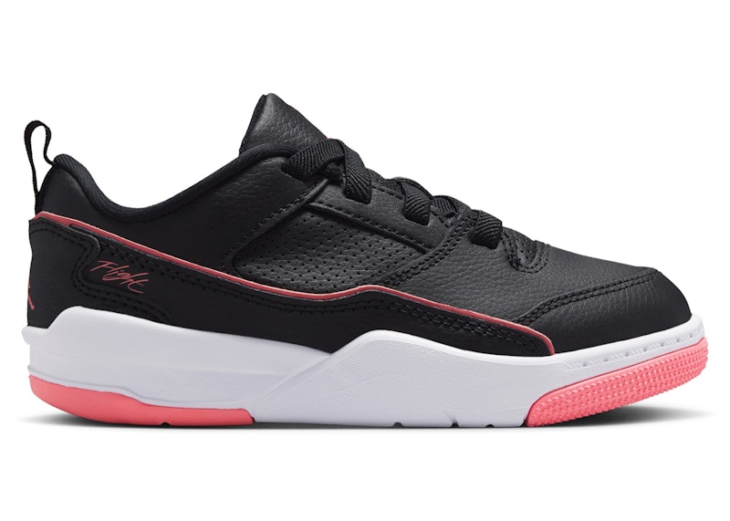 Buy (JR) Air Jordan Flight Court ''Schwarz Weiß Pink Gaze'' HF3332-009