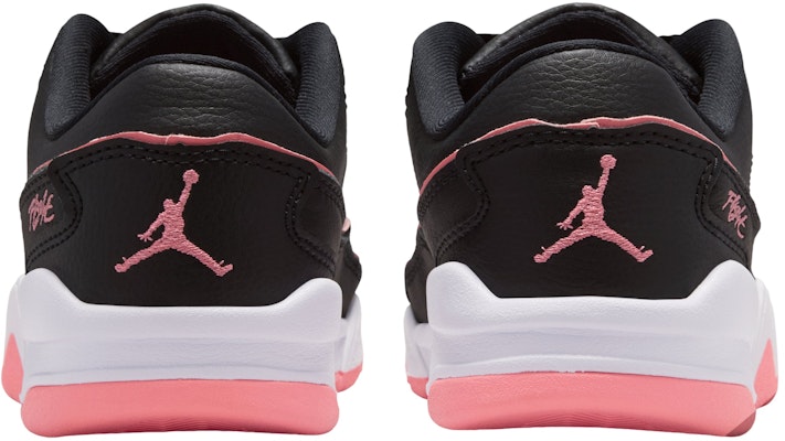 (JR) Air Jordan Flight Court ''Noir Blanc Rose Gaze'' HF3333-009 Lookbook (JR) Air Jordan Flight Court ''Noir Blanc Rose Gaze'' HF3333-009