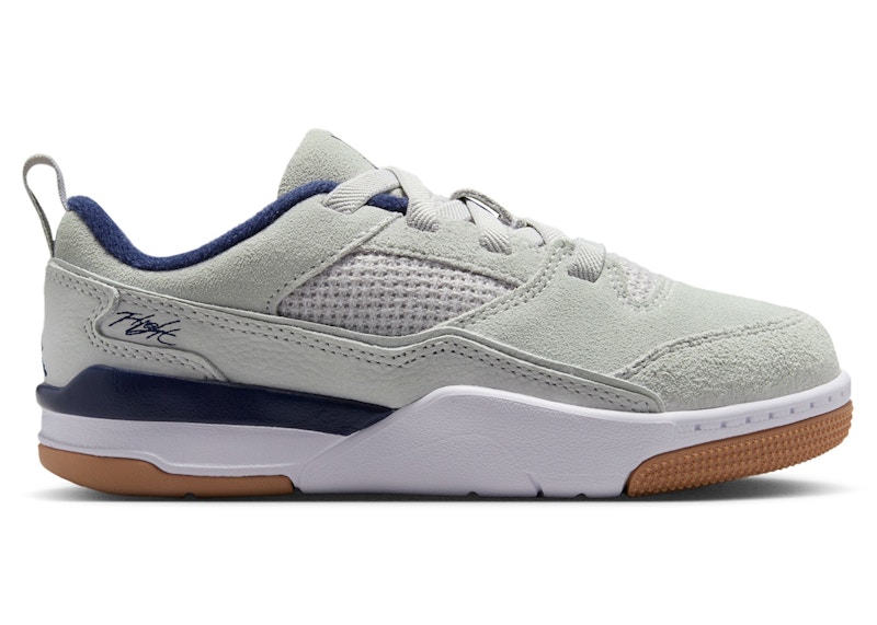 Buy (PS) 에어 조던 플라이트 코트 뉴트럴 그레이 화이트 검 라이트 브라운 미드나잇 네이비 HF3332-004