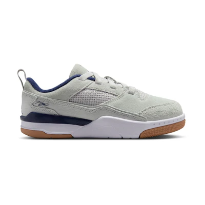 (Youth) Jordan Flight Court 'Neutral Grey Midnight Navy Gum'