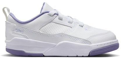 (Youth) Air Jordan Flight Court 'White Dusty Amethyst' HF3332-115 (Youth) Air Jordan Flight Court 'White Dusty Amethyst' HF3332-115