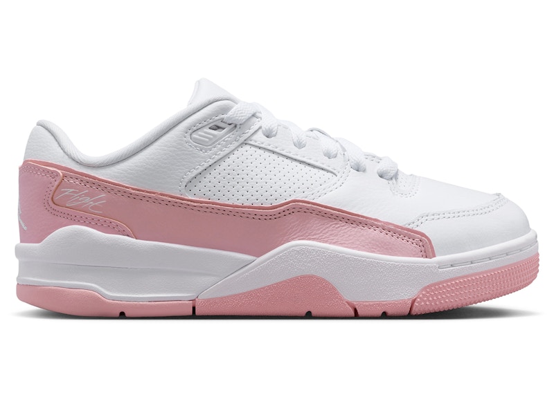 (Youth) Air Jordan Flight Court 'White Medium Soft Pink' HF3333-161