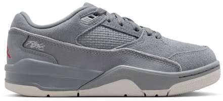 (Youth) Air Jordan Flight Court Cool Grey Varsity Red HF3333-007 (Youth) Air Jordan Flight Court Cool Grey Varsity Red HF3333-007