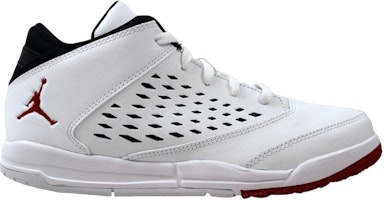 (Youth) Air Jordan Flight Origin 4 GP 'White Gym Red' 921197-101 (Youth) Air Jordan Flight Origin 4 GP 'White Gym Red' 921197-101