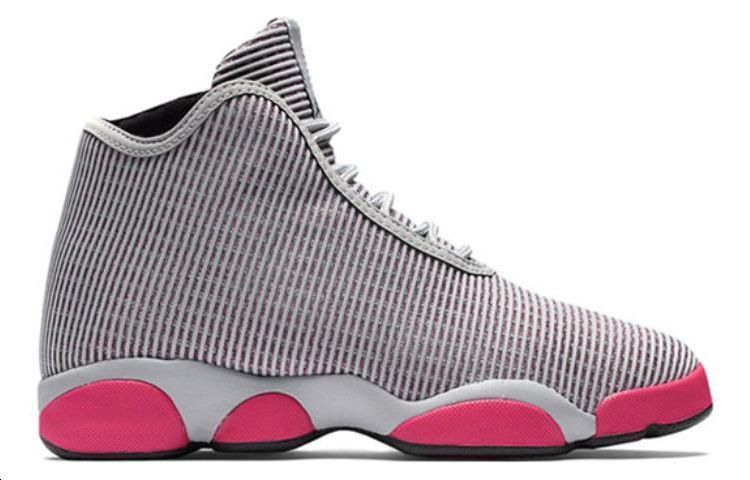 Order 喬丹Horizons（狼灰色）防滑耐磨 高筒 復古籃球鞋 女款 灰粉