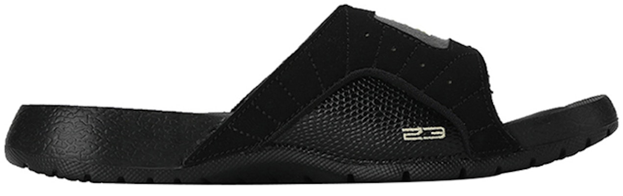 (JR) Air Jordan Hydro 12 拖鞋 '黑色金属金' 820267-012 Order (JR) Air Jordan Hydro 12 拖鞋 '黑色金属金' 820267-012
