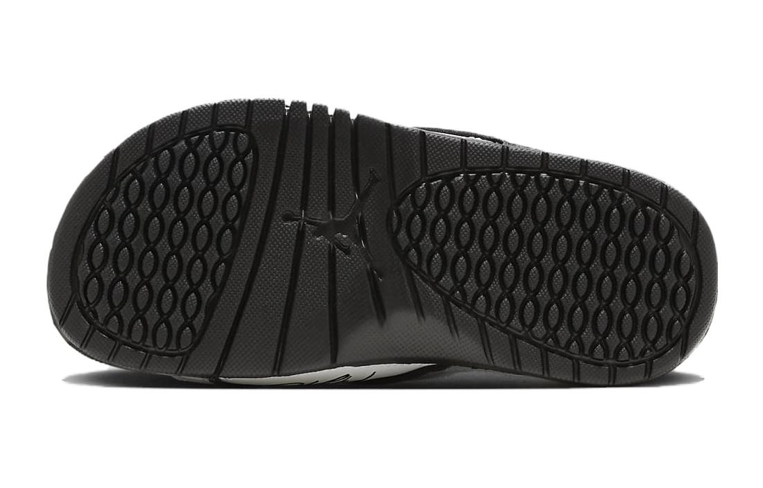 Shop 大童 Jordan Hydro 4 復古 GS 防滑防踢 兒童拖鞋 灰黑