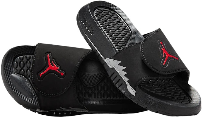 (Youth) Air Jordan Hydro 5 Retro Slide 'Black Metallic' 555511-061 Lookbook (Youth) Air Jordan Hydro 5 Retro Slide 'Black Metallic' 555511-061