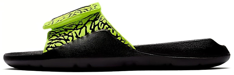 (JR) Sandal Air Jordan Hydro 7 V2 Burst Crack Hitam Kuning 'Black Yellow' BQ6291-700 Buy (JR) Sandal Air Jordan Hydro 7 V2 Burst Crack Hitam Kuning 'Black Yellow' BQ6291-700