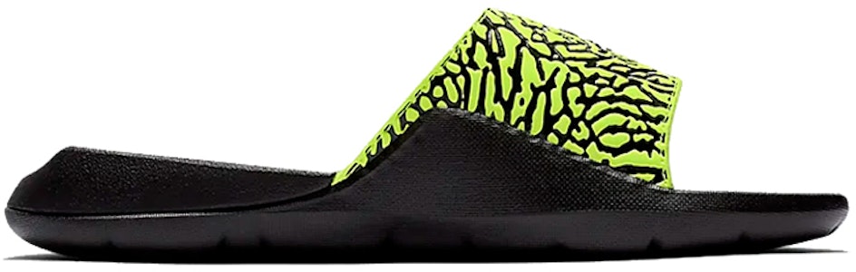 (JR) Sandal Air Jordan Hydro 7 V2 Burst Crack Hitam Kuning 'Black Yellow' BQ6291-700 Order (JR) Sandal Air Jordan Hydro 7 V2 Burst Crack Hitam Kuning 'Black Yellow' BQ6291-700