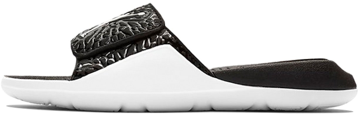 (Youth) Air Jordan Hydro 7 V2 Burst Crack Minimalistic Black White Slippers BQ6291-001 Buy (Youth) Air Jordan Hydro 7 V2 Burst Crack Minimalistic Black White Slippers BQ6291-001