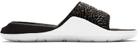 Order (Youth) Air Jordan Hydro 7 V2 Burst Crack Minimalistic Black White Slippers BQ6291-001