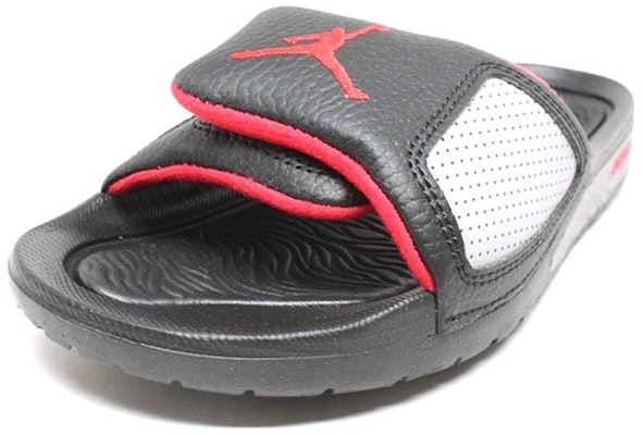 (Youth) Air Jordan Hydro III Retro 'Black Red' Slippers AH8108-003 Lookbook (Youth) Air Jordan Hydro III Retro 'Black Red' Slippers AH8108-003