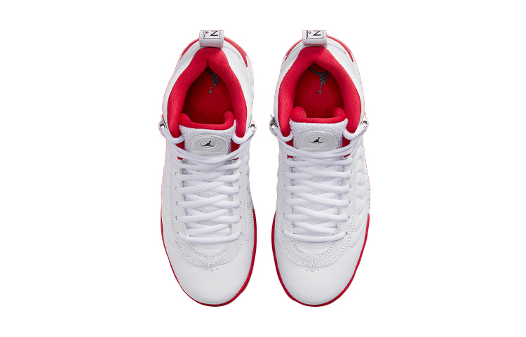 Shop (JR) Air Jordan Jumpman Pro ''Bianco Rosso'' DQ8436-100