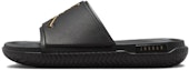 Order (JR) Air Jordan Jumpman Slide ''Hitam Emas Metalik'' FQ1597-007