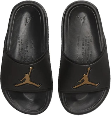 (JR) Air Jordan Jumpman Slide ''Hitam Emas Metalik'' FQ1597-007 Lookbook (JR) Air Jordan Jumpman Slide ''Hitam Emas Metalik'' FQ1597-007