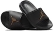 Shop (JR) Air Jordan Jumpman Slide ''Hitam Emas Metalik'' FQ1597-007