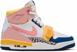 (Youth) Air Jordan Legacy 312 'White Coral French Blue' FD9909-161 (Youth) Air Jordan Legacy 312 'White Coral French Blue' FD9909-161