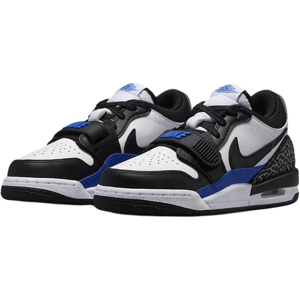 Lookbook (JR) Air Jordan Legacy 312 Low ''Putih Hitam Game Royal'' CD9054-114