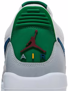 (JR) Air Jordan Legacy 312 Rendah 'Putih Pine Biru Industri' CD9054-140 Sizing (JR) Air Jordan Legacy 312 Rendah 'Putih Pine Biru Industri' CD9054-140