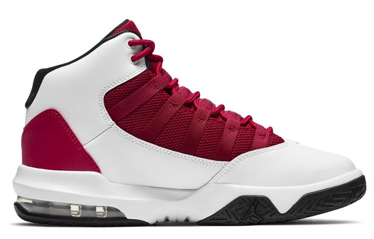 Jordan max aura red and white online