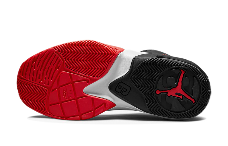 (Youth) Jordan Max Aura 3 Mid-Top Black//Red 'White' 圖 6