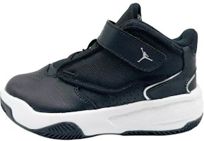 (Youth) Air Jordan Max Aura 4 'Black Metallic Silver' DQ8403-002 (Youth) Air Jordan Max Aura 4 'Black Metallic Silver' DQ8403-002