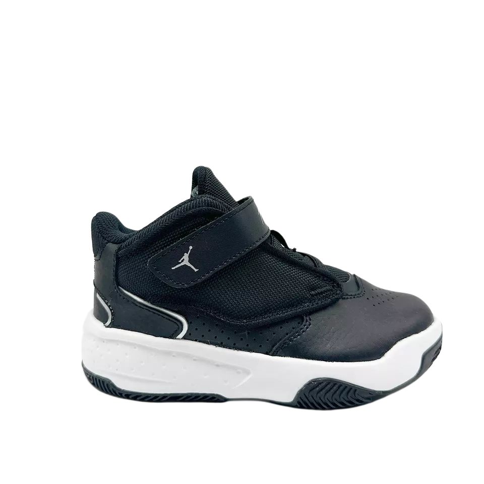 Order (JR) Air Jordan Max Aura 4 'Hitam Perak Metalik' DQ8403-002