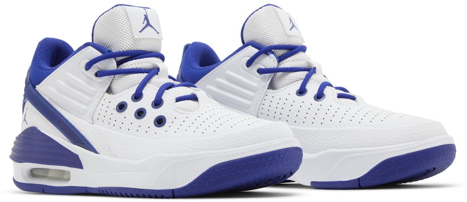 (Youth) Air Jordan Max Aura 5 'White Radiant Blue' DZ4352-140 Cheap (Youth) Air Jordan Max Aura 5 'White Radiant Blue' DZ4352-140