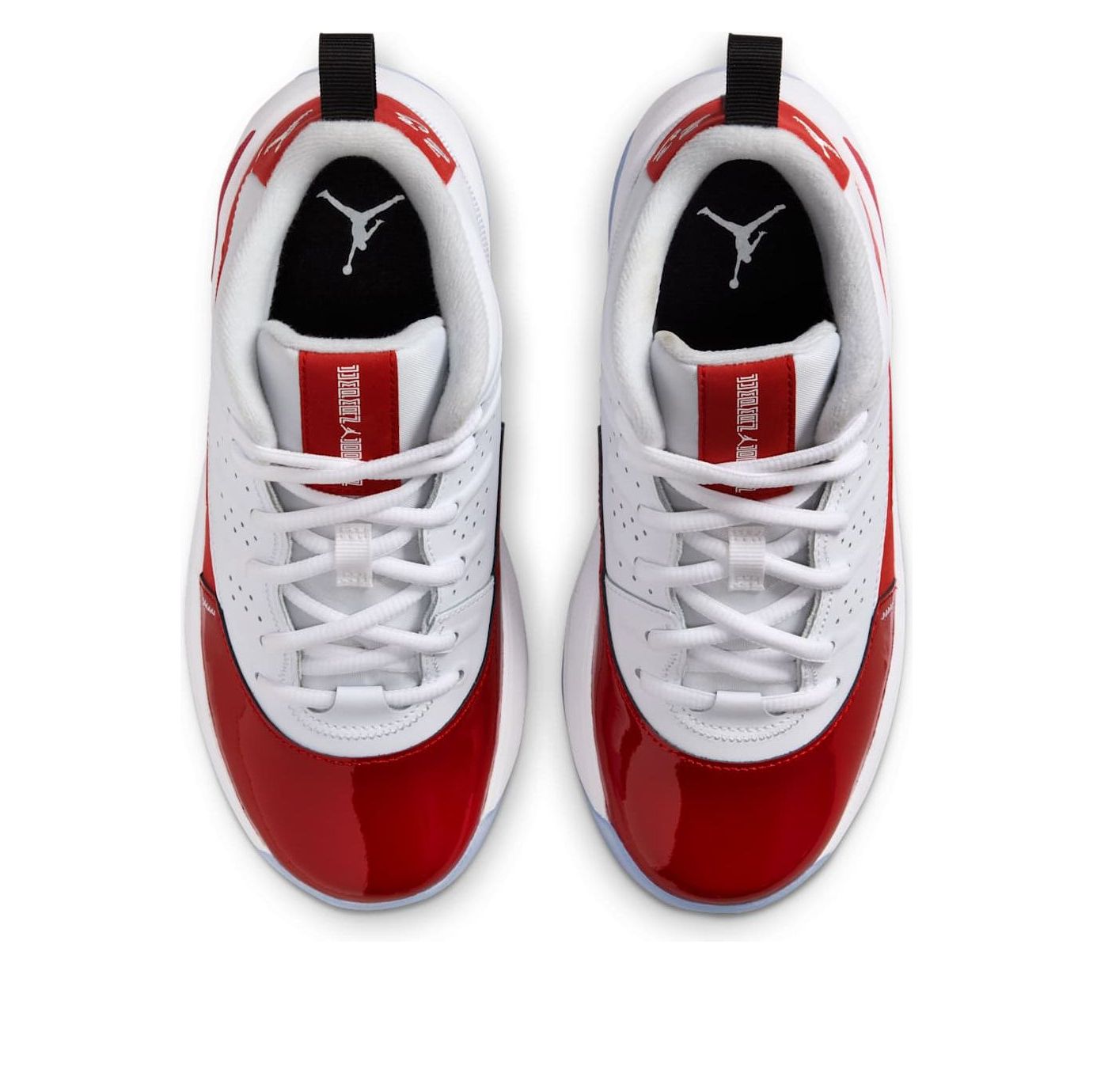 Order (JR) Air Jordan Max Aura 7 Blanco Rojo Gimnasio Negro HQ2089-106