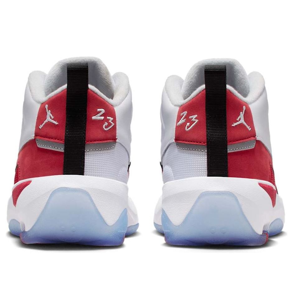 Lookbook (JR) Air Jordan Max Aura 7 Blanco Rojo Gimnasio Negro HQ2089-106