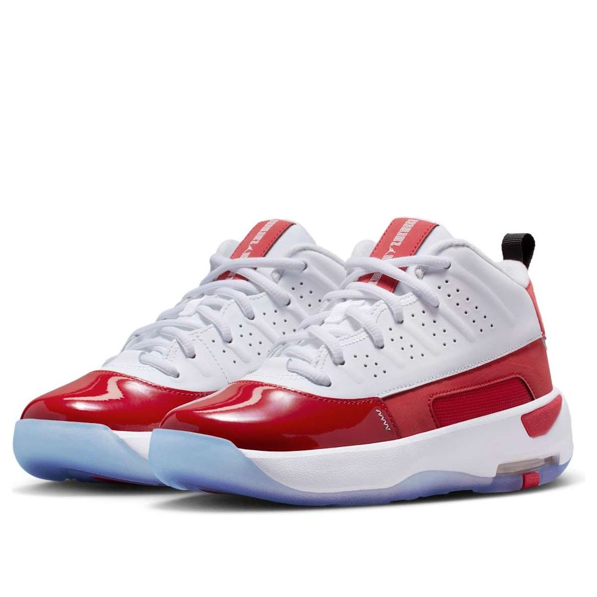 Shop (JR) Air Jordan Max Aura 7 Blanco Rojo Gimnasio Negro HQ2089-106