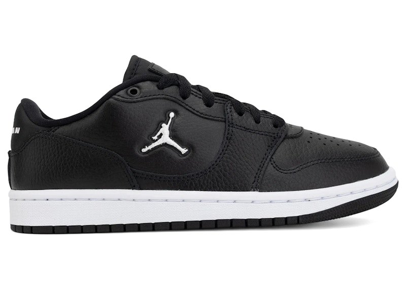 (Youth) Air Jordan Nike Court Connect Low 'Black White' IQ6016-001