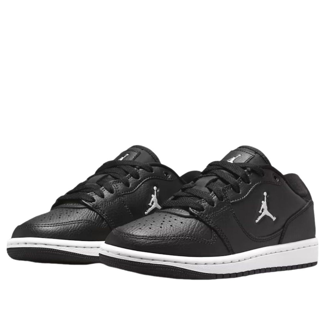 Lookbook (Youth) Air Jordan Nike Court Connect Low 'Black White' IQ6016-001