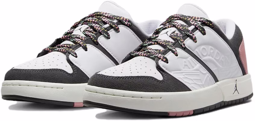 (JR) Air Jordan Nu Retro 1 Low 'Blanco Rojo Stardust' FJ5734-101 Lookbook (JR) Air Jordan Nu Retro 1 Low 'Blanco Rojo Stardust' FJ5734-101