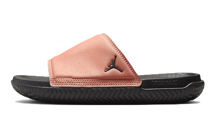 (Youth) Air Jordan Play Stylish Sports Slippers Pink Black DQ3761-805